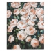 Aliejinių dažų paveikslas Roses Pušis (80 X 4 x 100 cm)